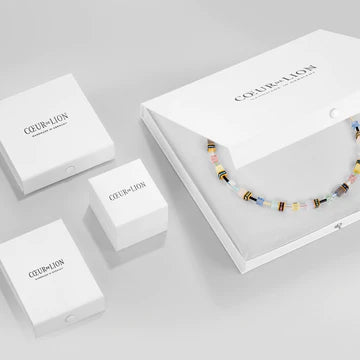Coeur De Lion GeoCUBE® Iconic Precious Onyx Bracelet Silver & Sage Green