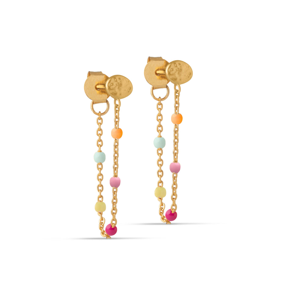 Enamel Copenhagen Lola Earrings Rainbow