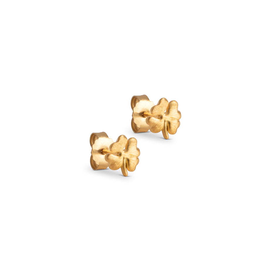 Enamel Copenhagen Organic Clover Mini Stud Earrings