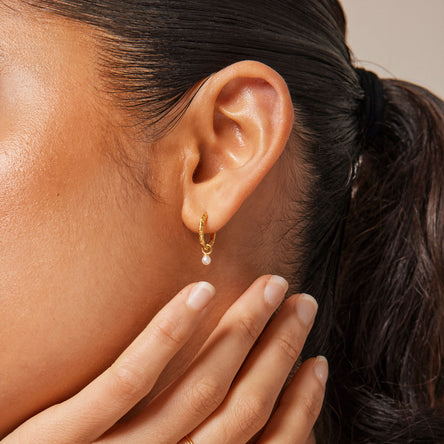 Enamel Copenhagen Belle Hoop Earrings