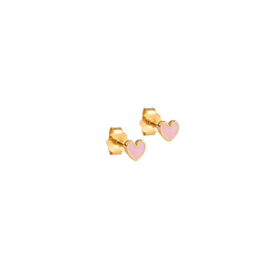 Enamel Copenhagen Amore Pink Stud Earrings