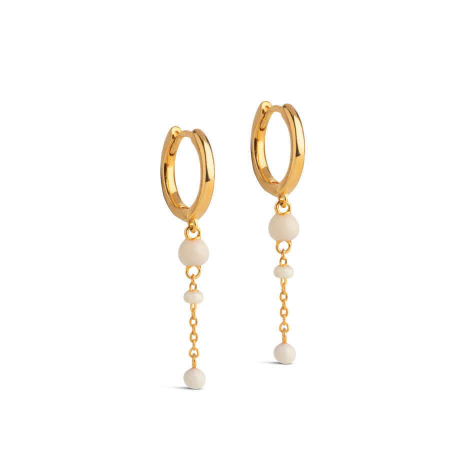 Enamel Copenhagen Lola Bold Hoop Earrings Daisy