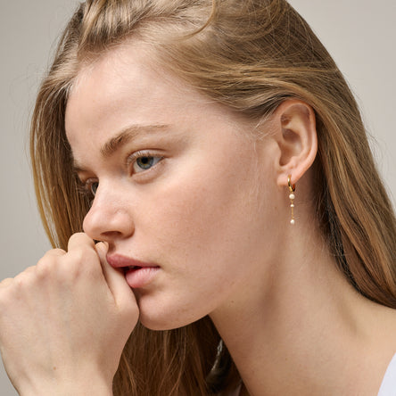Enamel Copenhagen Lola Bold Hoop Earrings Daisy