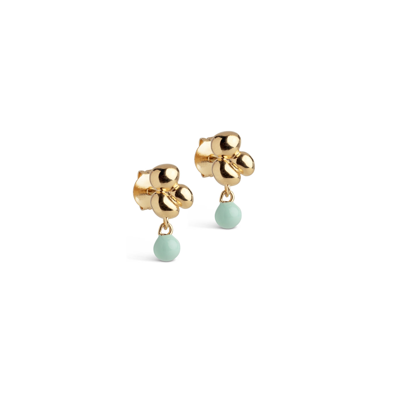 Enamel Copenhagen Nara Ball Earrings Mint