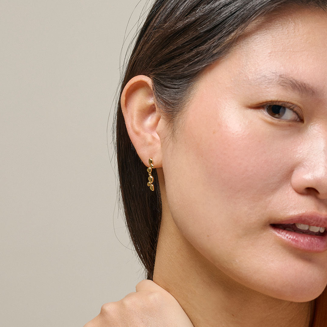 Enamel Nara Drop Earrings