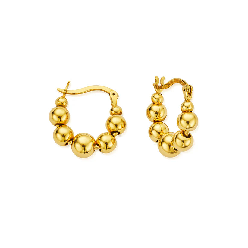 Chlobo Gold Inner Aura Hoops