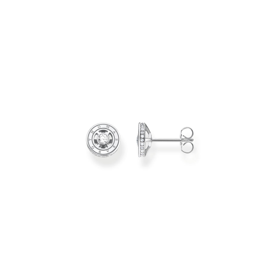 Thomas Sabo Silver Studs with White Stone