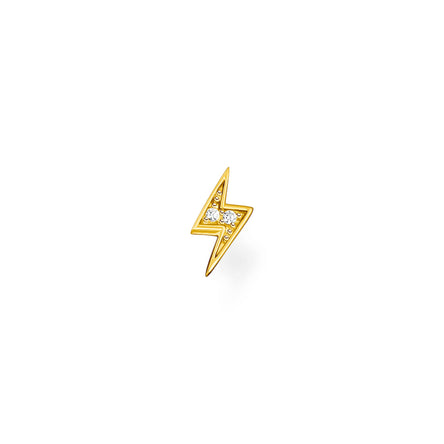 Thomas Sabo Single Lightening Ear Stud Yellow Gold