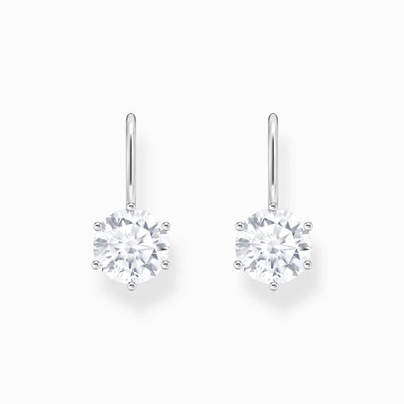 Thomas Sabo Clear Zirconia Drop Earrings