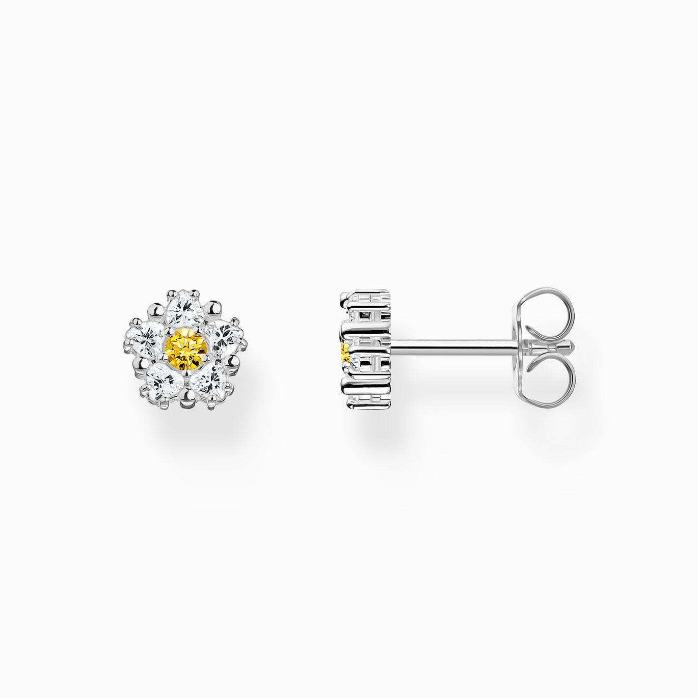 Thomas Sabo Lovely Daisy Silver Small Ear Studs