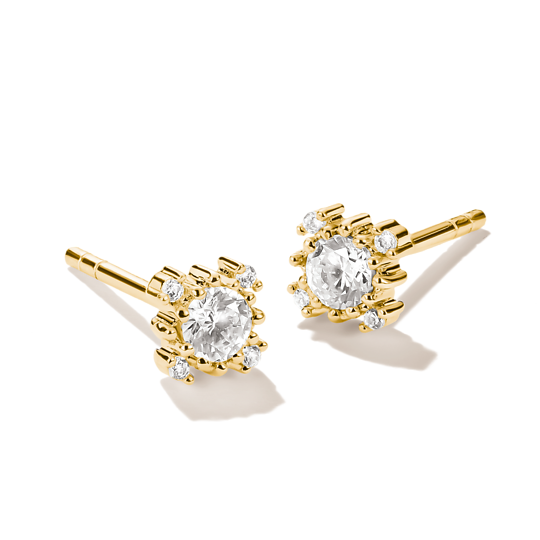Thomas Sabo Gold Plated Cubic Zirconia Studs