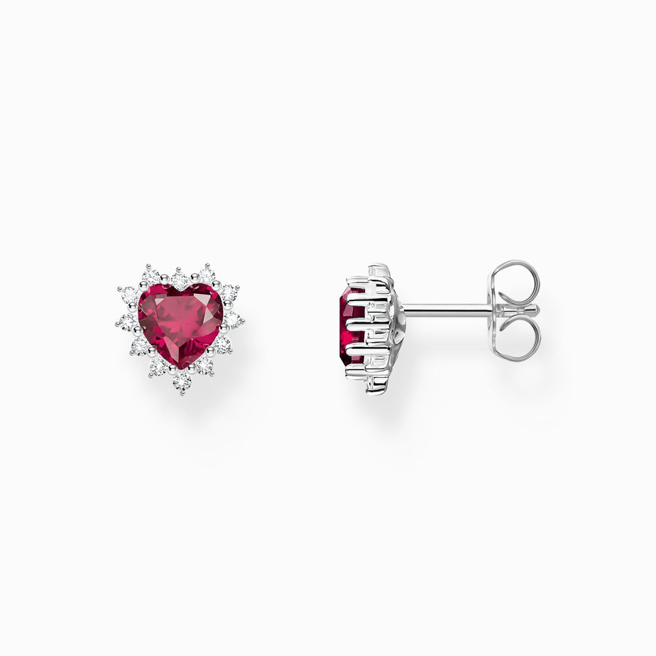 Thomas Sabo Silver Heart Romance Earrings