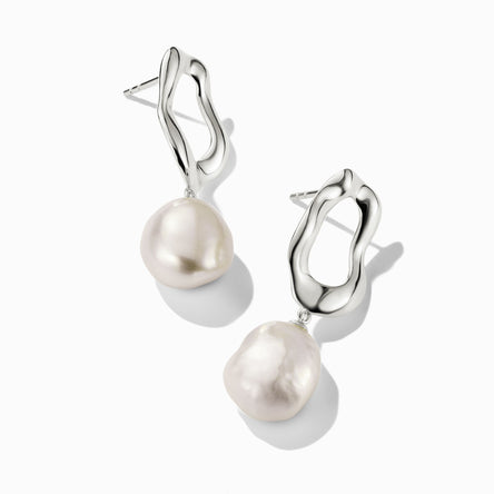 Thomas Sabo Natural Beauty Silver Freshwater Pearl Earrings