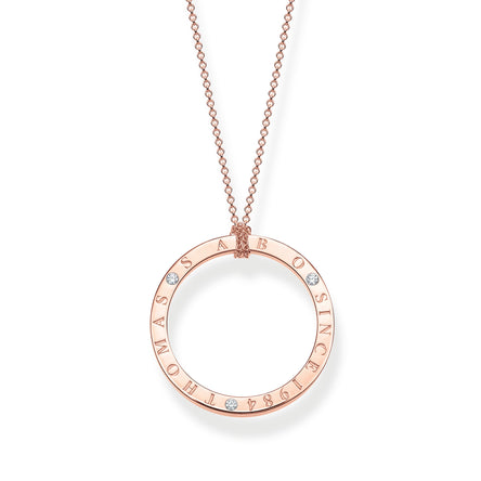 Thomas Sabo Rose Gold Circle Necklace