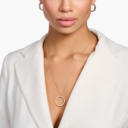 Thomas Sabo Rose Gold Circle Necklace