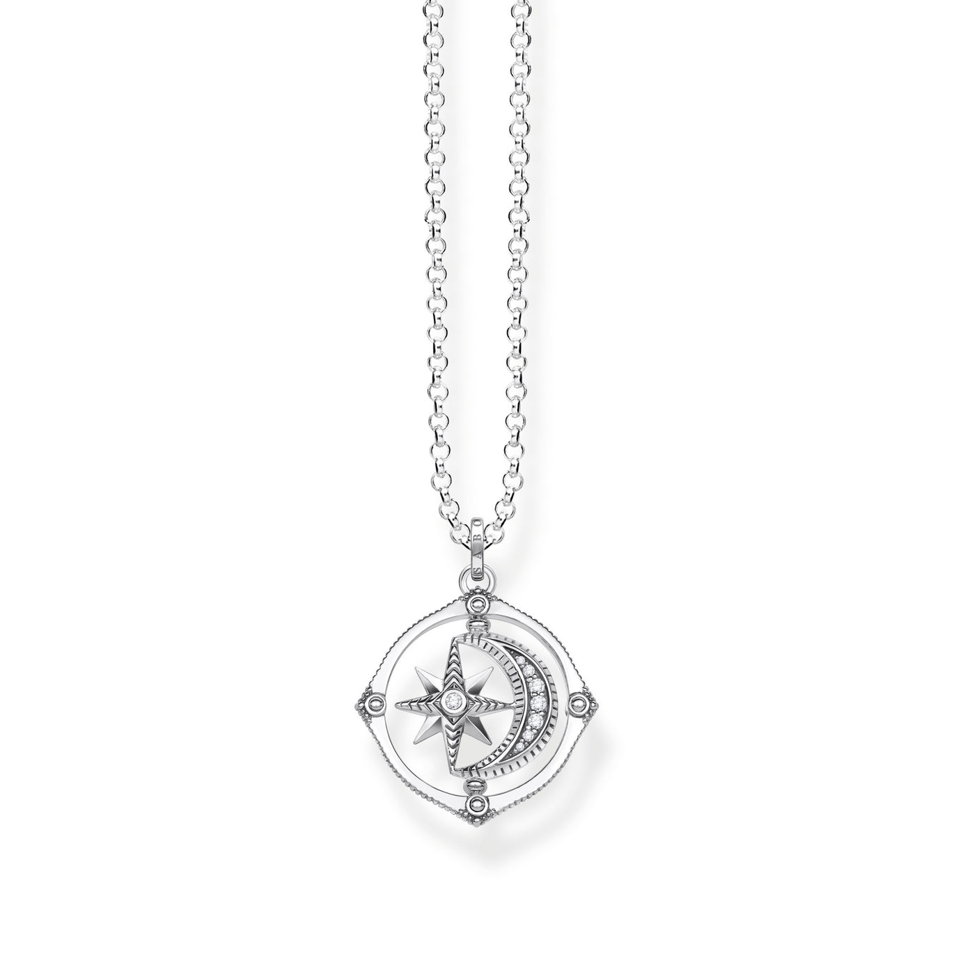 Thomas Sabo Star And Moon Necklace