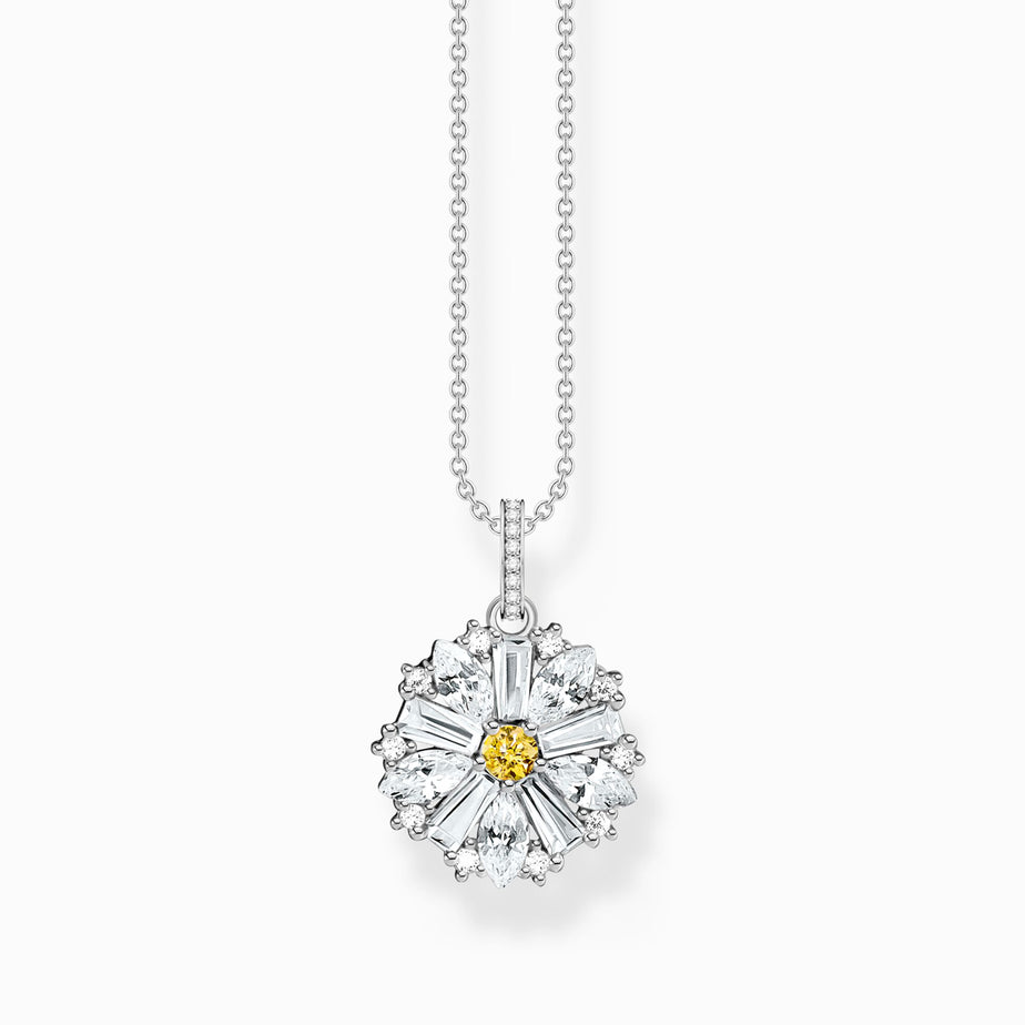 Thomas Sabo Silver Lovely Daisy necklace