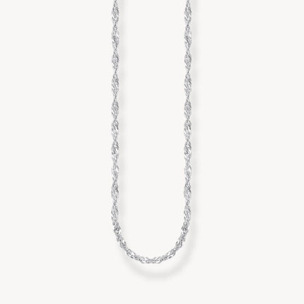 Thomas Sabo Silver Singapore Necklace Chain 45cm
