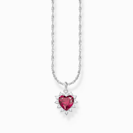 Thomas Sabo Silver Heart Romance Necklace