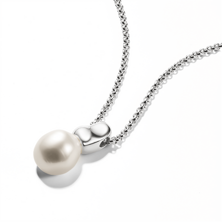 Thomas Sabo Drop Pearl Silver Necklace