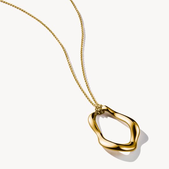 Thomas Sabo Gold Plated Natural Beauty Necklace