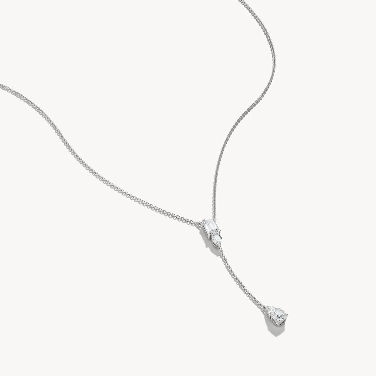 Thomas Sabo Silver Y Sparkling Zirconia Necklace