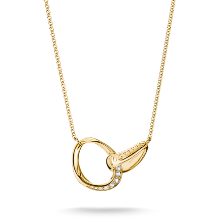 Thomas Sabo Large Gold Plated Together Necklace