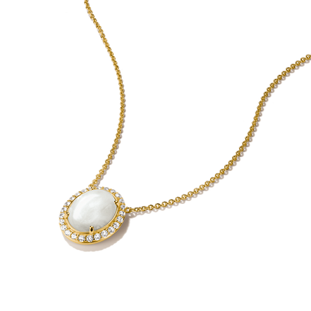 Thomas Sabo Gold Plated Mother of Pearl Necklace