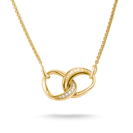 Thomas Sabo Gold Plated Together Necklace