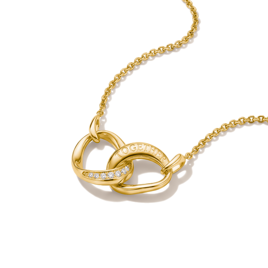Thomas Sabo Gold Plated Together Necklace