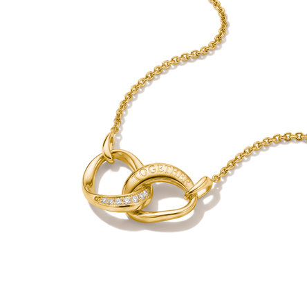 Thomas Sabo Gold Plated Together Necklace