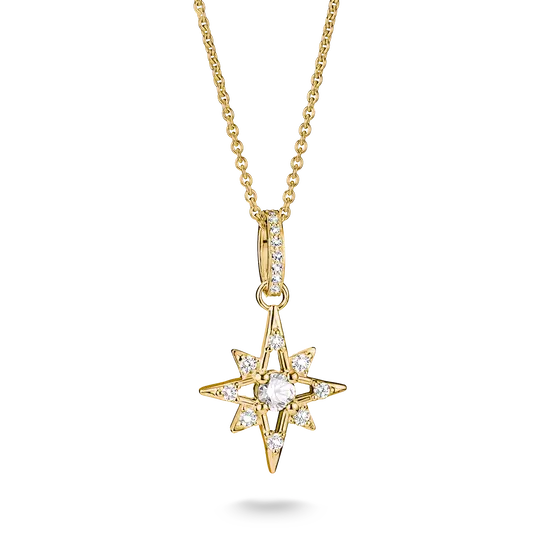 Thomas Sabo Gold Star Necklace