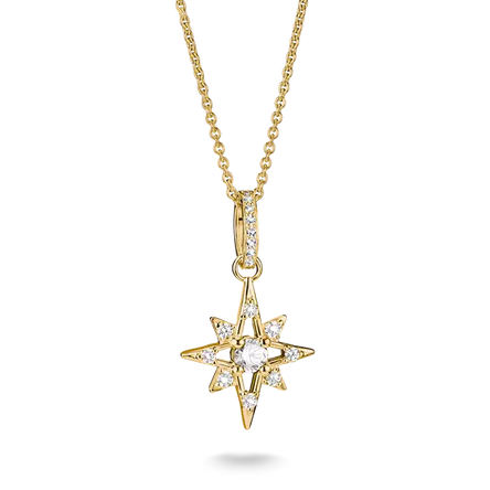Thomas Sabo Gold Star Necklace