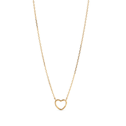 Enamel Copenhagen Gold Organic Heart Necklace