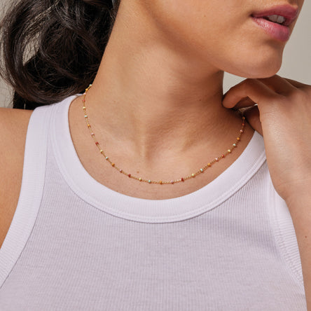 Enamel Copenhagen Lola Necklace Rainbow