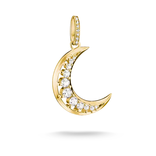 Thomas Sabo Gold Moon Pendant