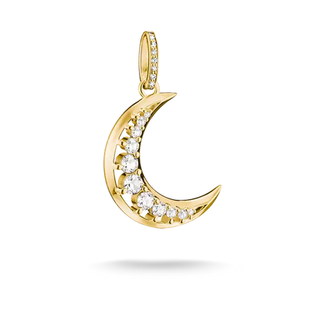 Thomas Sabo Gold Moon Pendant