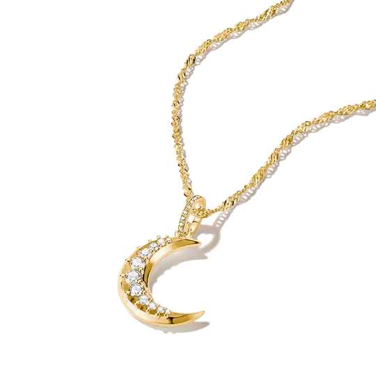 Thomas Sabo Gold Moon Pendant
