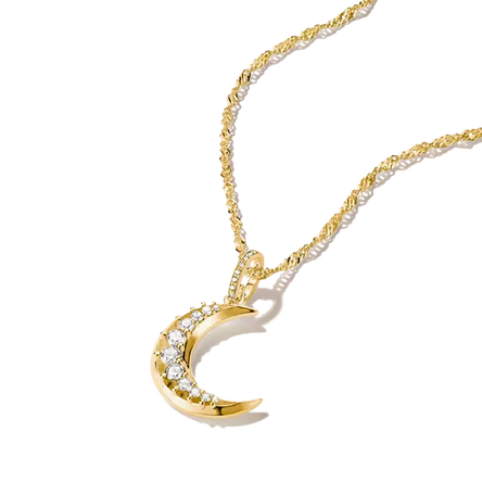 Thomas Sabo Gold Moon Pendant