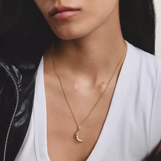 Thomas Sabo Gold Moon Pendant