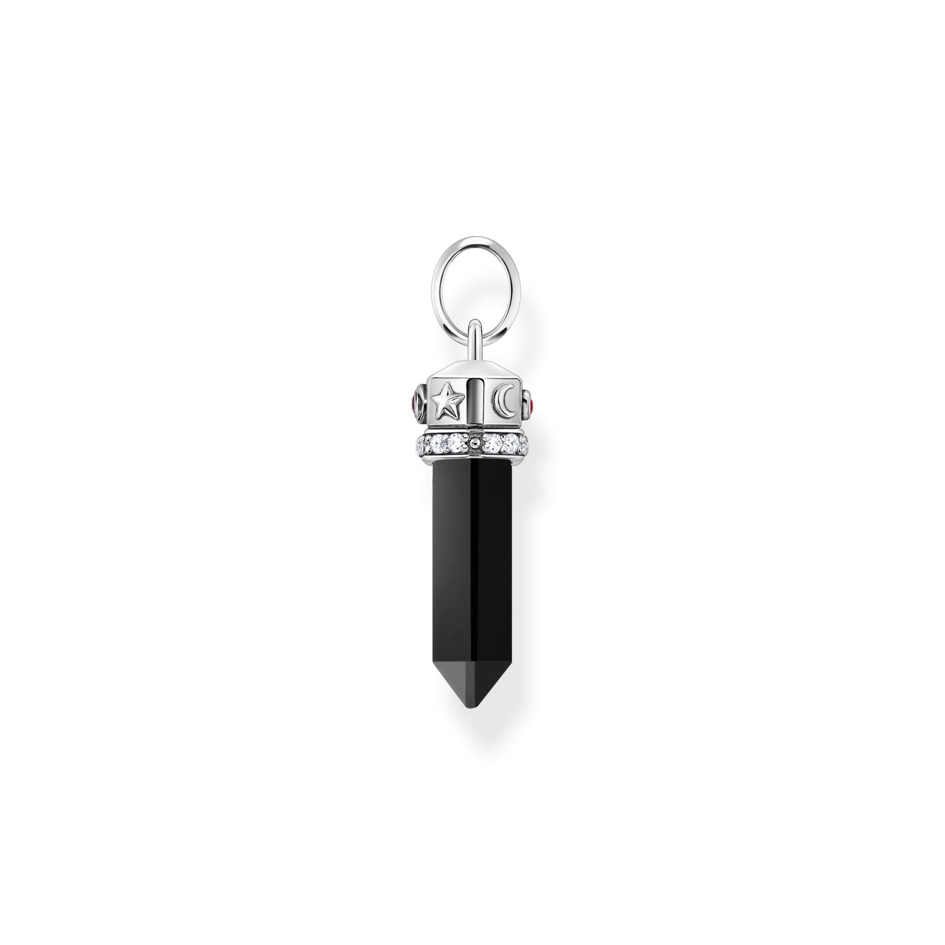 Thomas Sabo Silver Onyx Hexagon Pendant