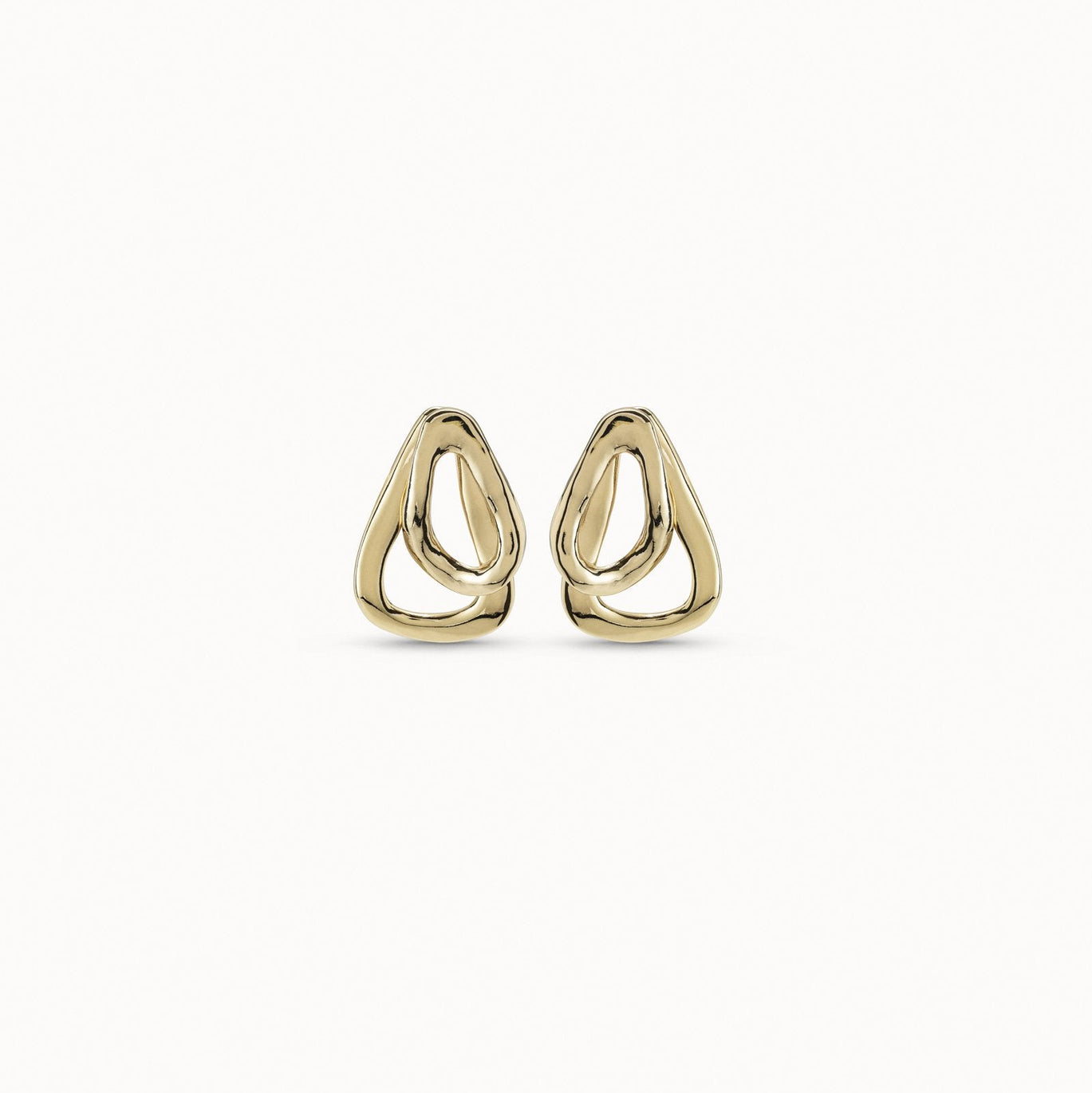 Uno De 50 Earrings plated gold