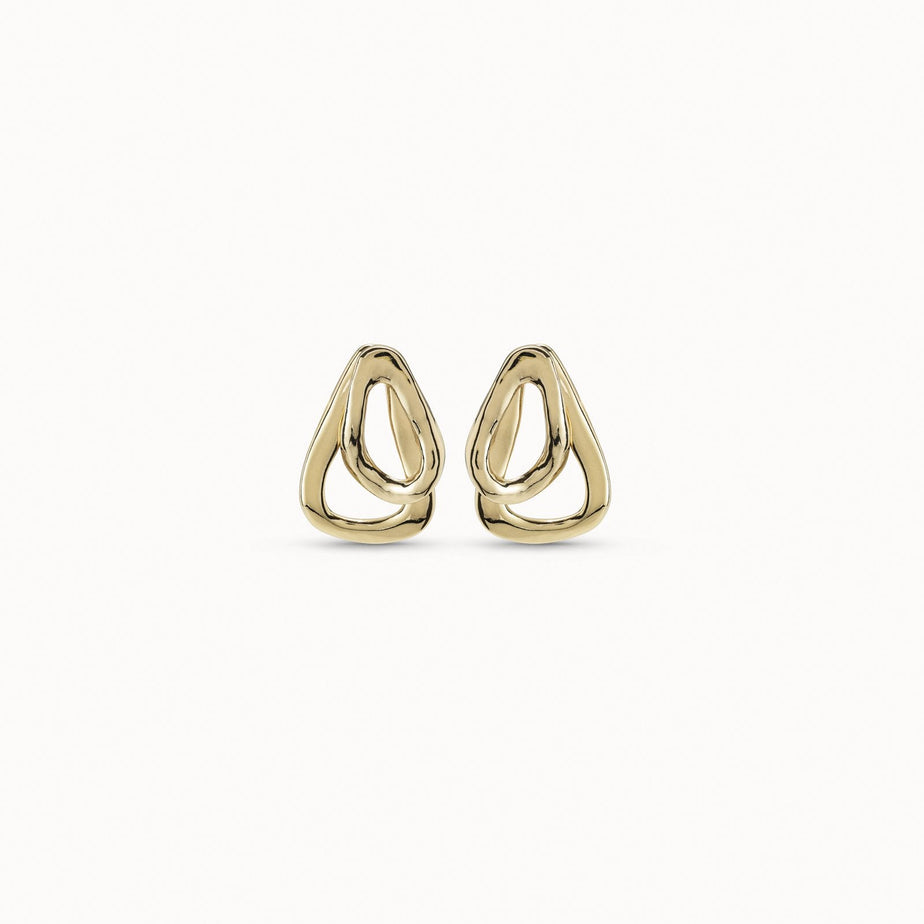 Uno De 50 Earrings plated gold