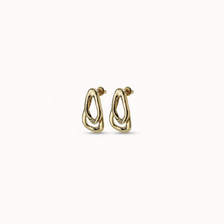Uno De 50 Earrings plated gold