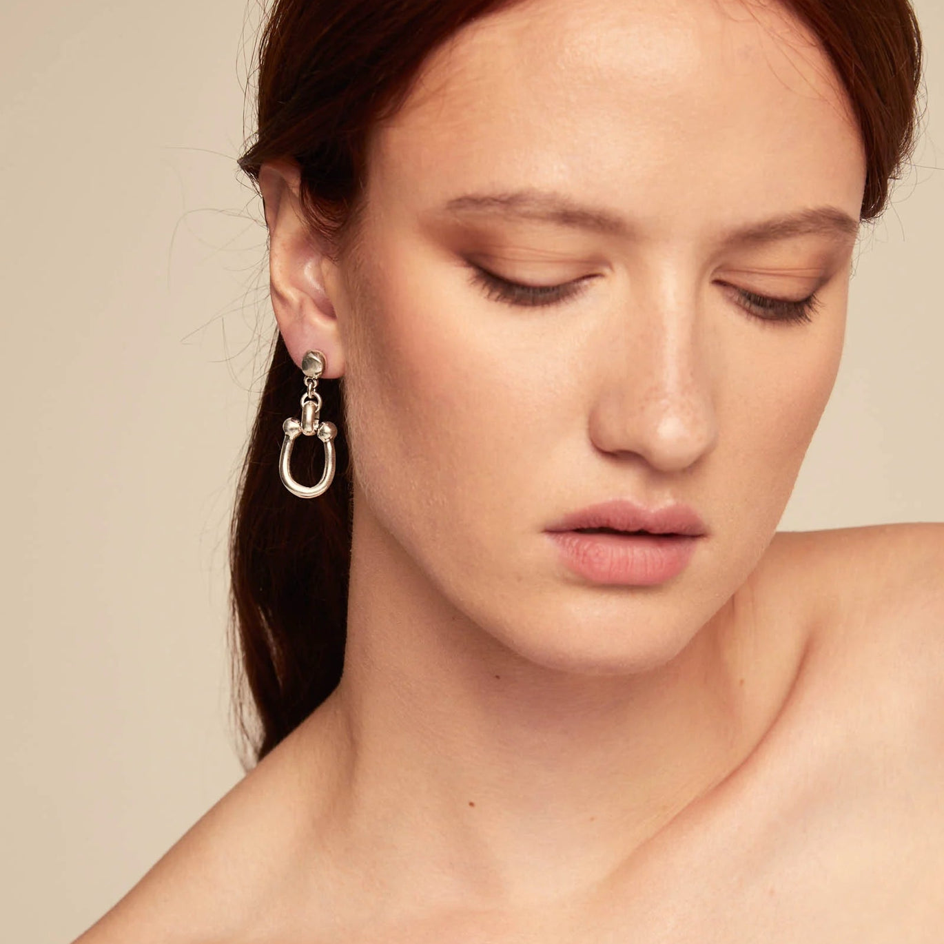 Uno de 50 Drop Link Earrings