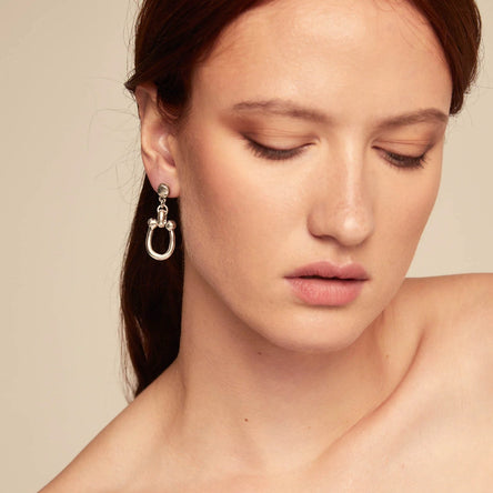 Uno de 50 Drop Link Earrings