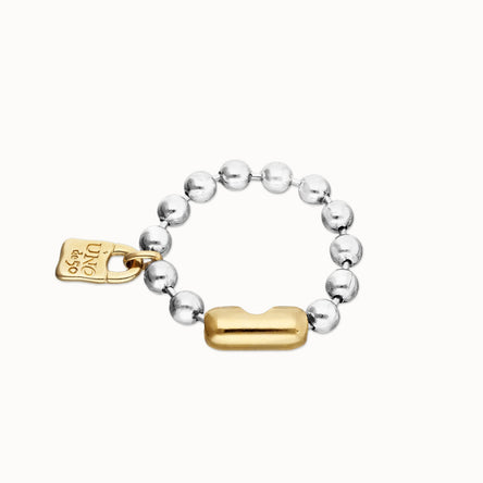 Uno de 50 Beaded Two-tone Bracelet