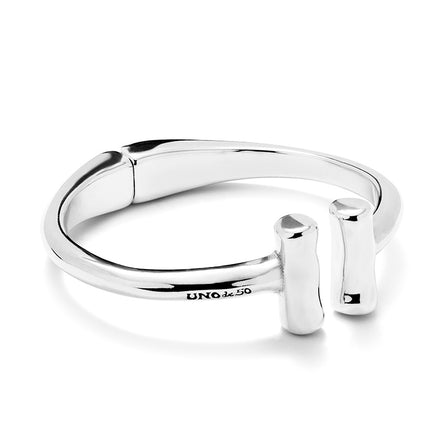 Uno De 50 Ser Natural Silver Plated Bangle