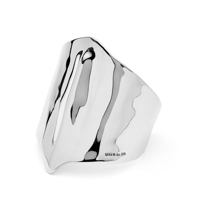 Uno De 50 Manta Ray Structured Bangle