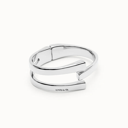 Uno De 50 Silver Plated Bangle